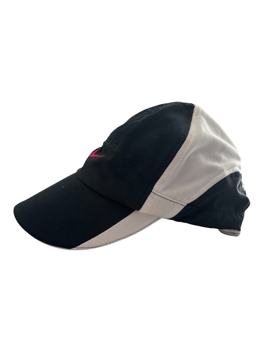 Nike Women Featherlight Dri-FIT 7-Panel Running Hat Navy White Fuchsia Velcro OS - Picture 2 of 10